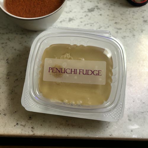 Penuchi Fudge container