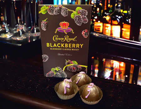 Blackberry Royal Truffles at Bar